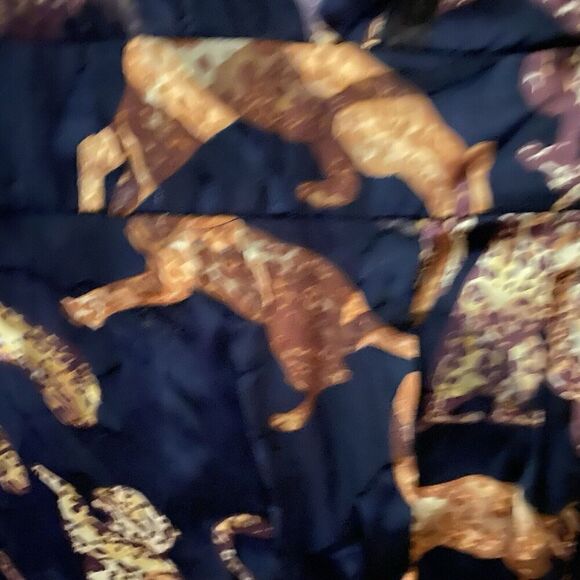 DUNDAS X Revolve dress Gloria Cats Print Gold Black Mini Short Sz XS NWT $348 - Picture 9 of 15